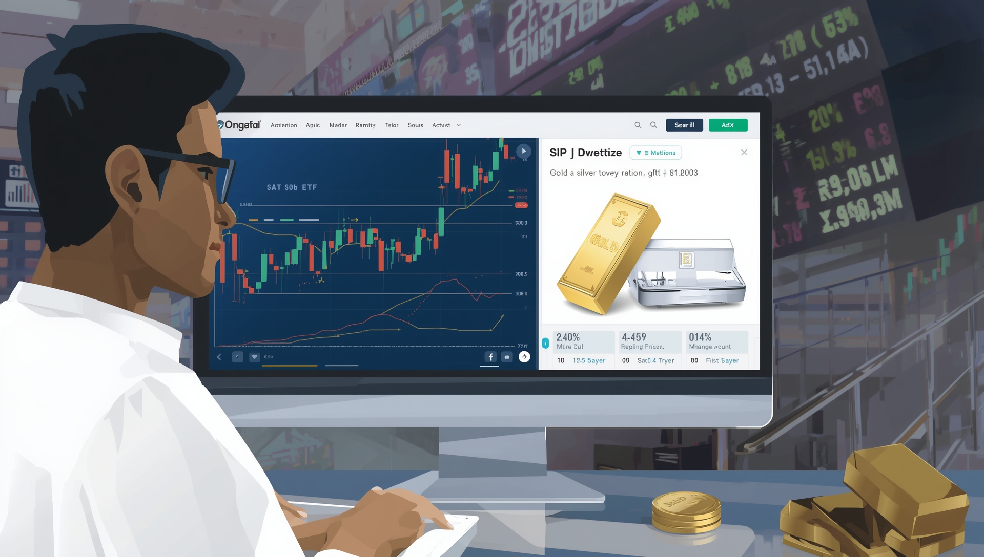 How to Invest in Gold and Silver Through SIP and ETFs